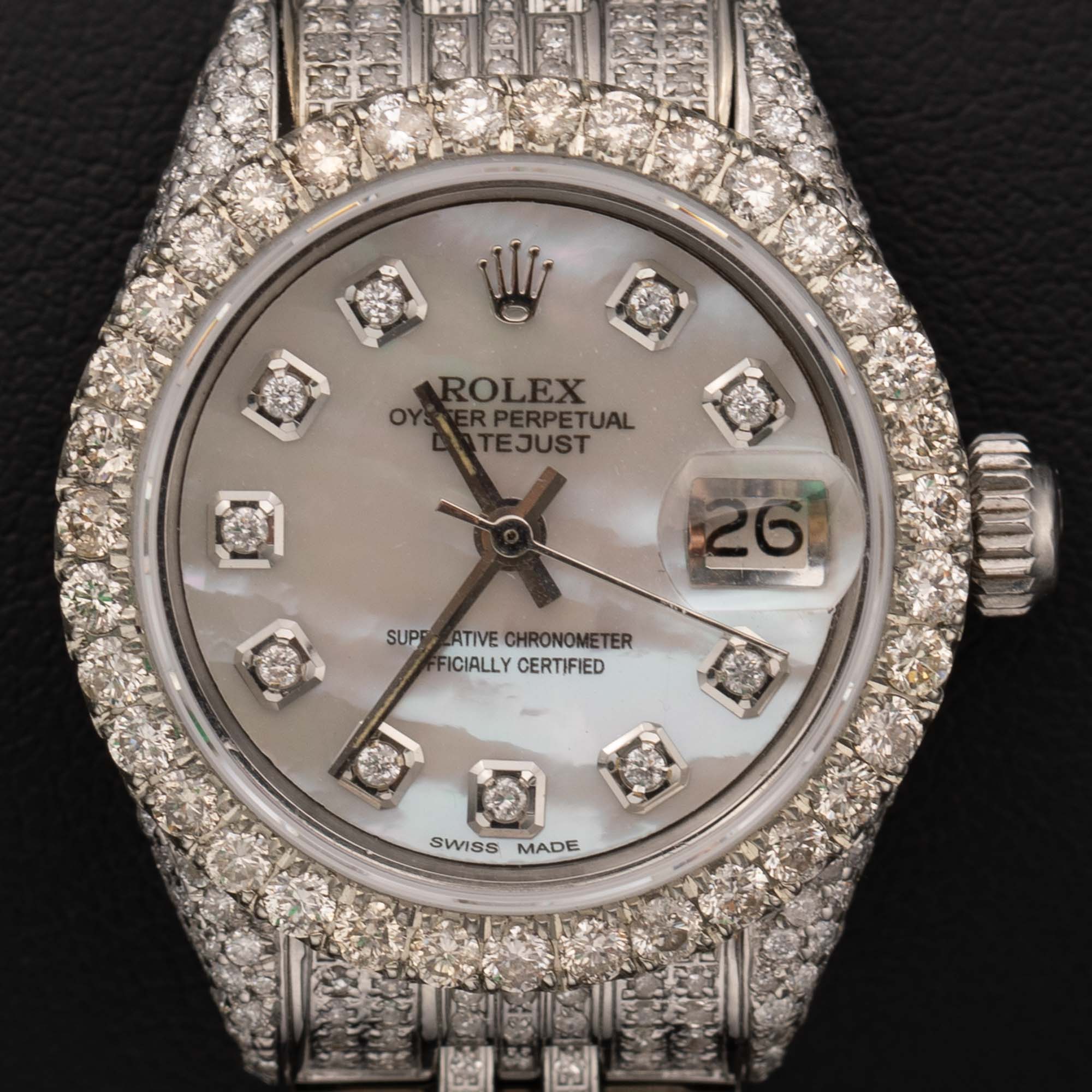 ミー ROLEX Datejust 16233 Gray Arabian K Number second hand mens