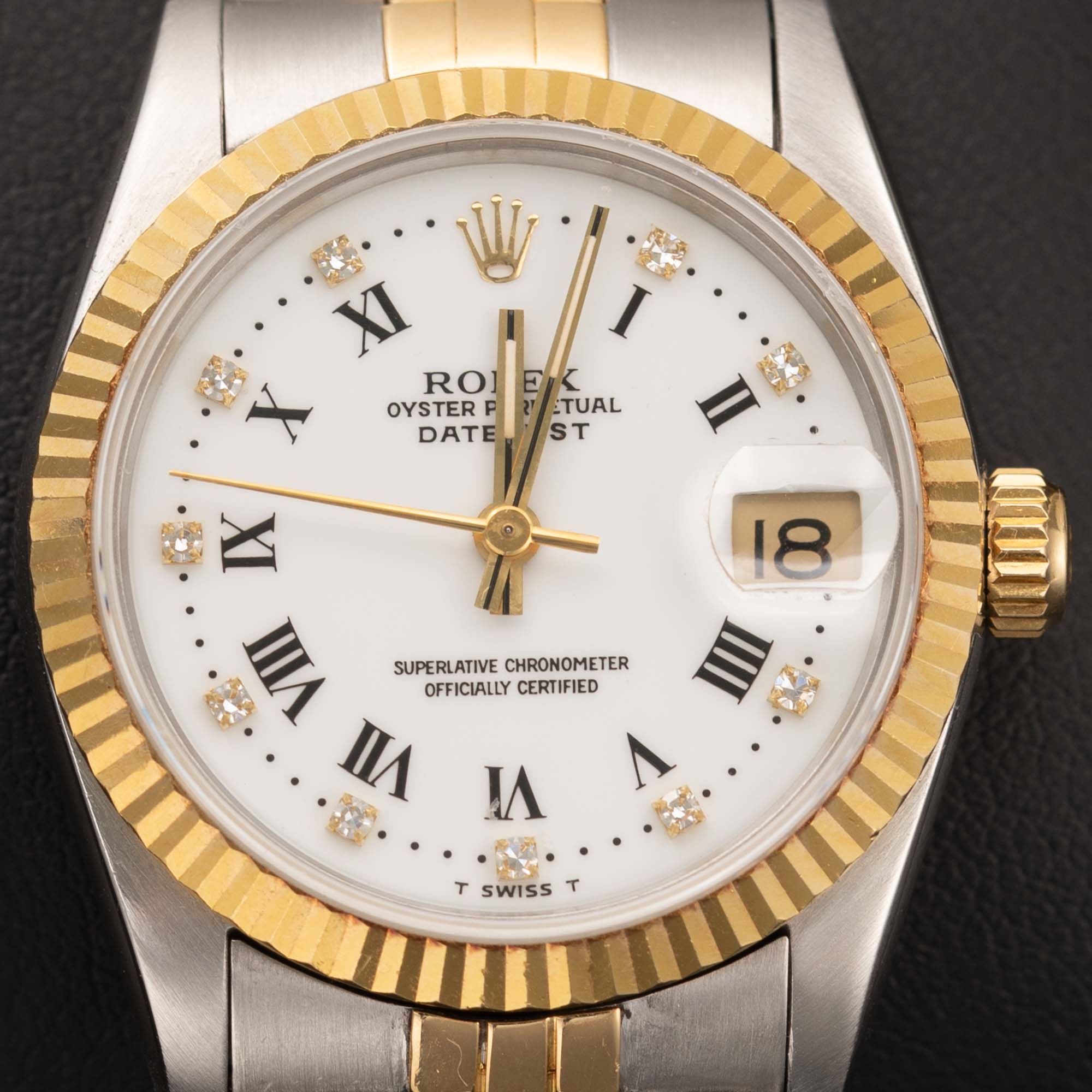 ROLEX DATEJUST 68273 5コマ Rolex Datejust Mid size 31mm Black 