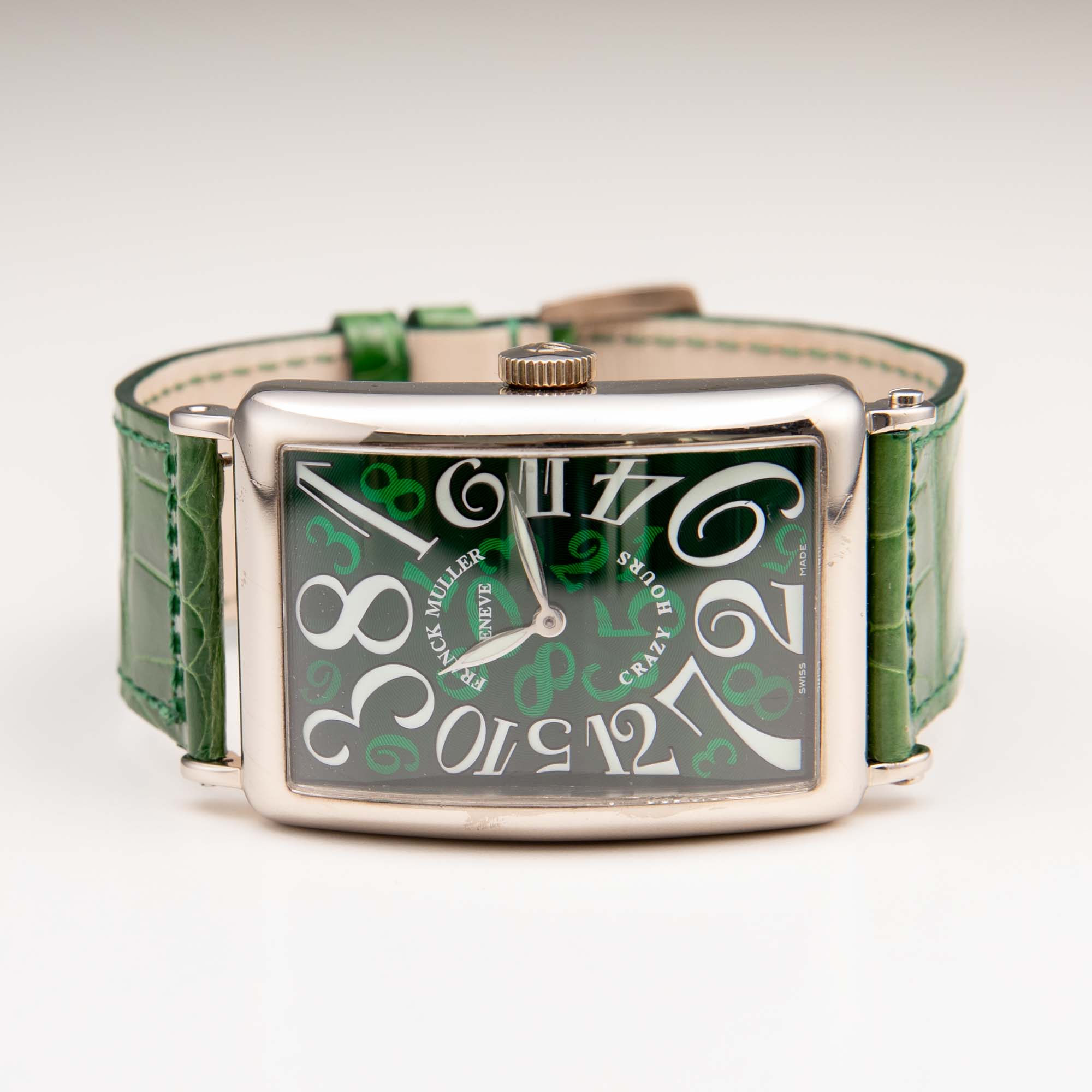 Franck Muller Long Island 1200 CH Crazy Hours Green Dial 32mm
