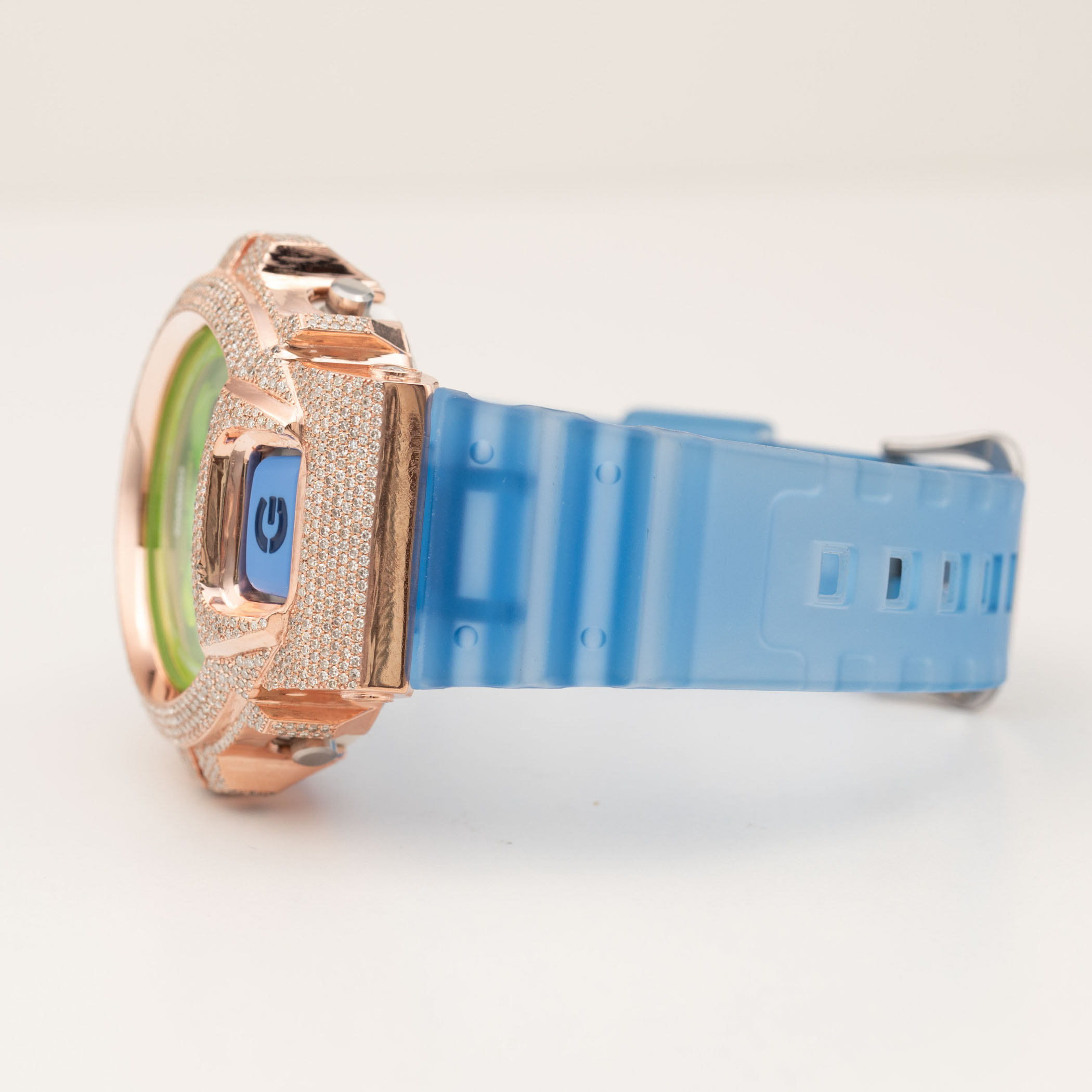 G-Shock DW-6900LS-2 Green Dial Rose Diamond Watch, 4.60ct | eBay