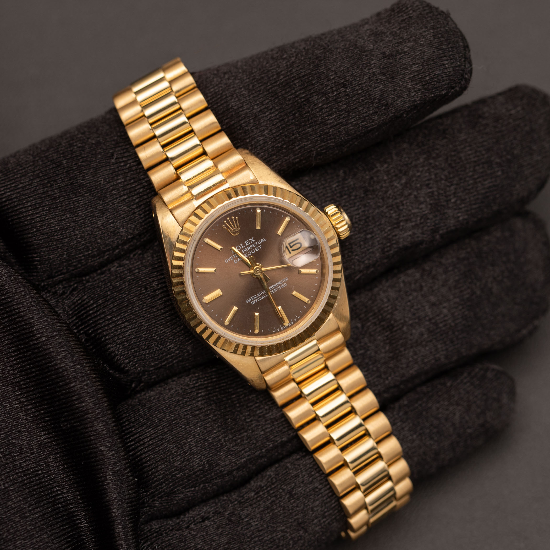 Presidential Rolex Datejust 69178 Fluted Bezel Watch 26mm