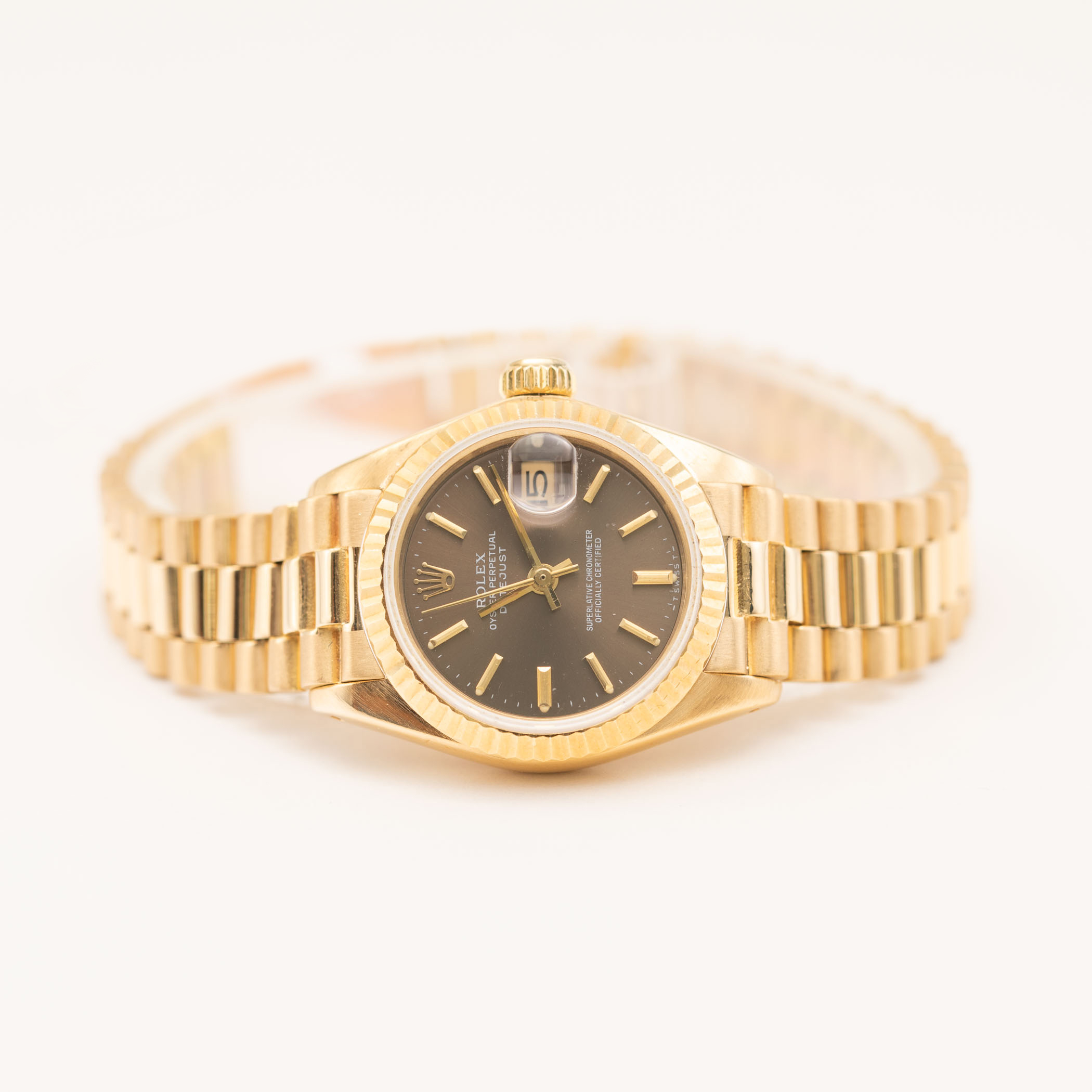 Presidential Rolex Datejust 69178 Fluted Bezel Watch 26mm