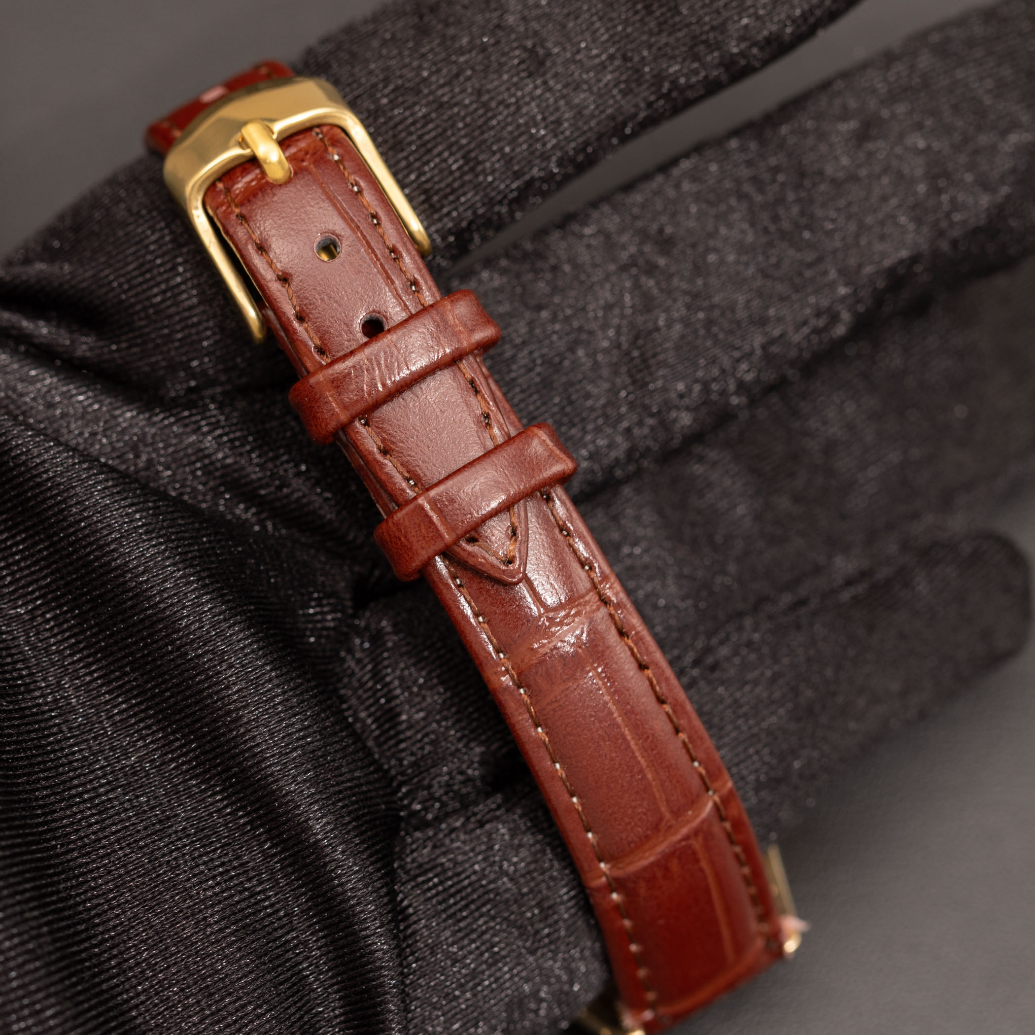 Presidential Rolex Datejust 6917 Leather Strap Watch 26mm