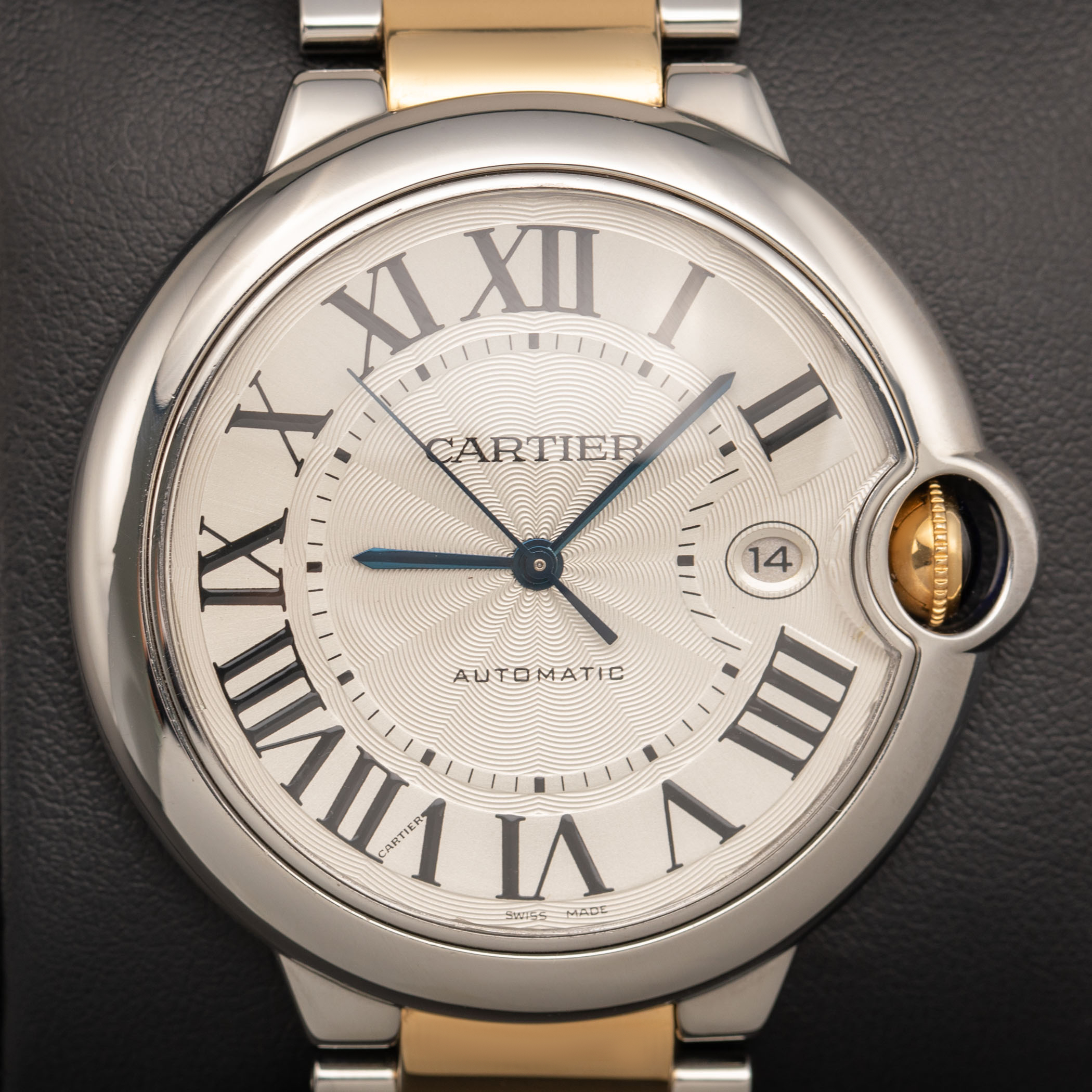 Cartier Ballon Bleu 42mm 18K Yellow Gold & Steel Men's Watch 3001