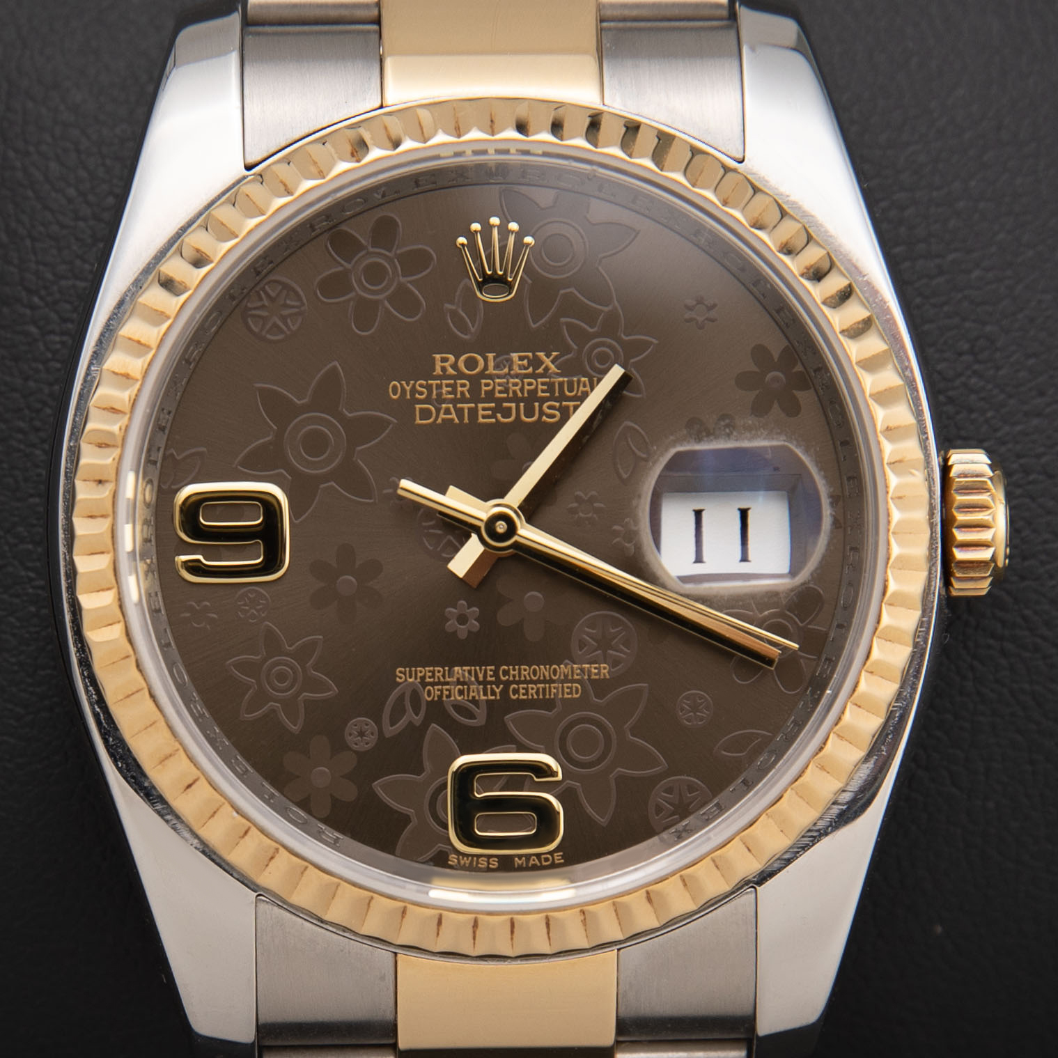 Rolex Datejust 116203 Fluted Bezel Two-Tone Oyster Watch 36mm