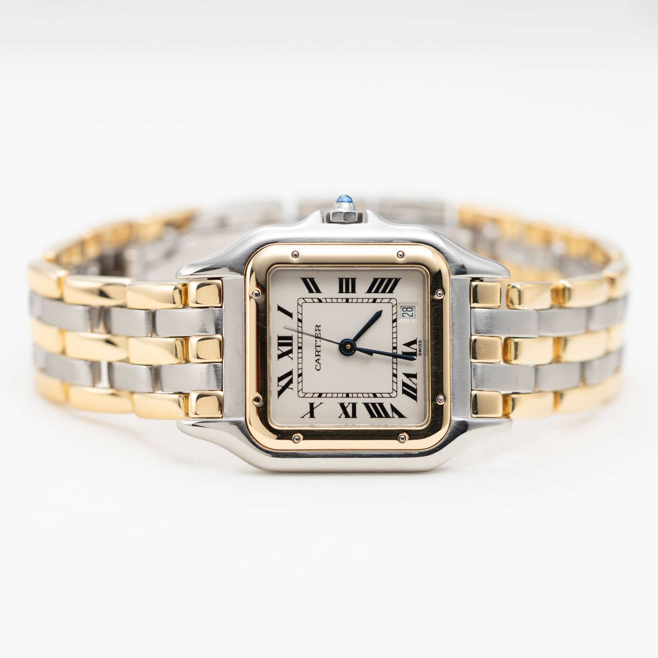 YZK ゴールドスタンダード Panthere de Cartier Medium Watch Yellow Gold & Steel 183957 | eBay
