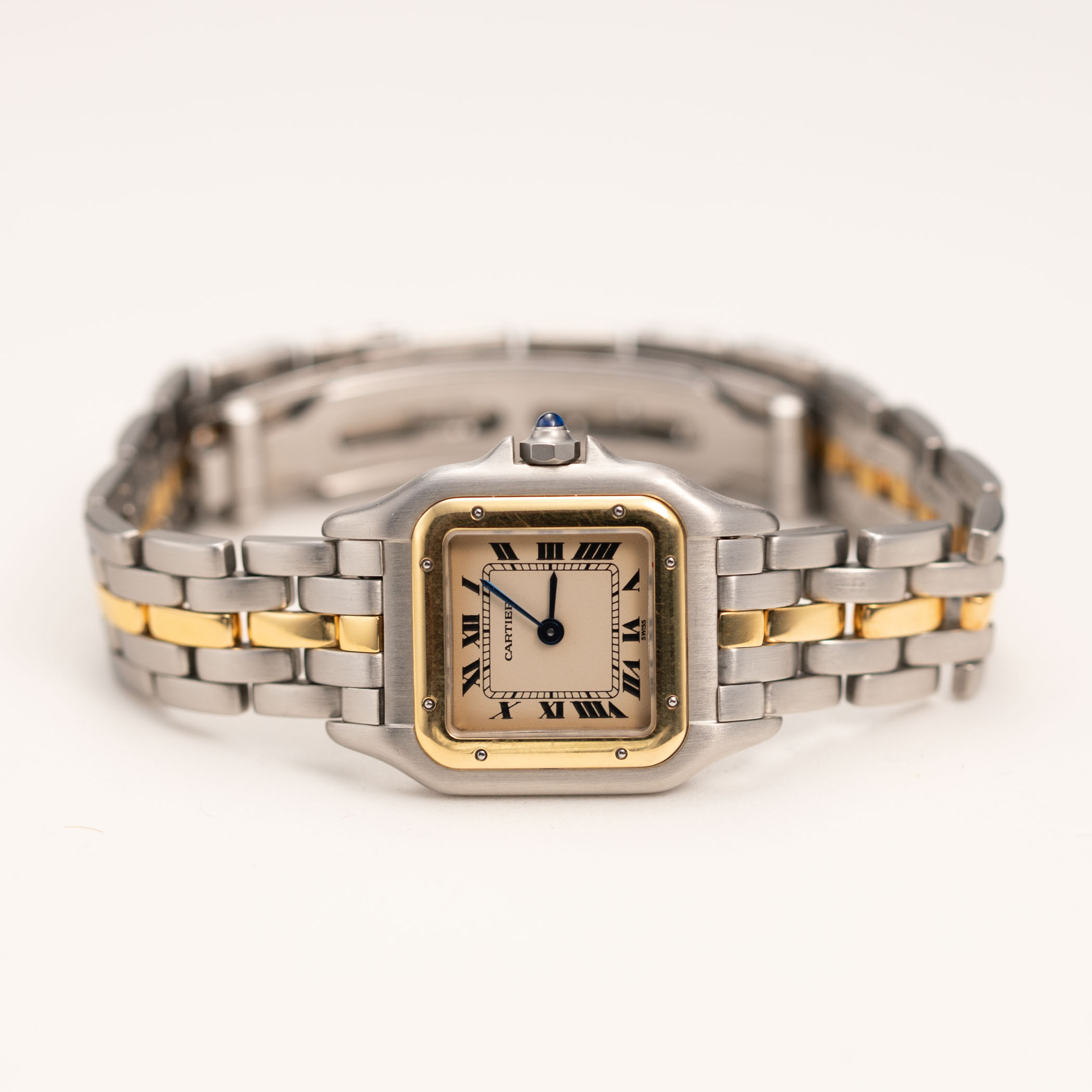 Panthere de Cartier Watch Small One-Row Yellow Gold & Steel  display picture 3