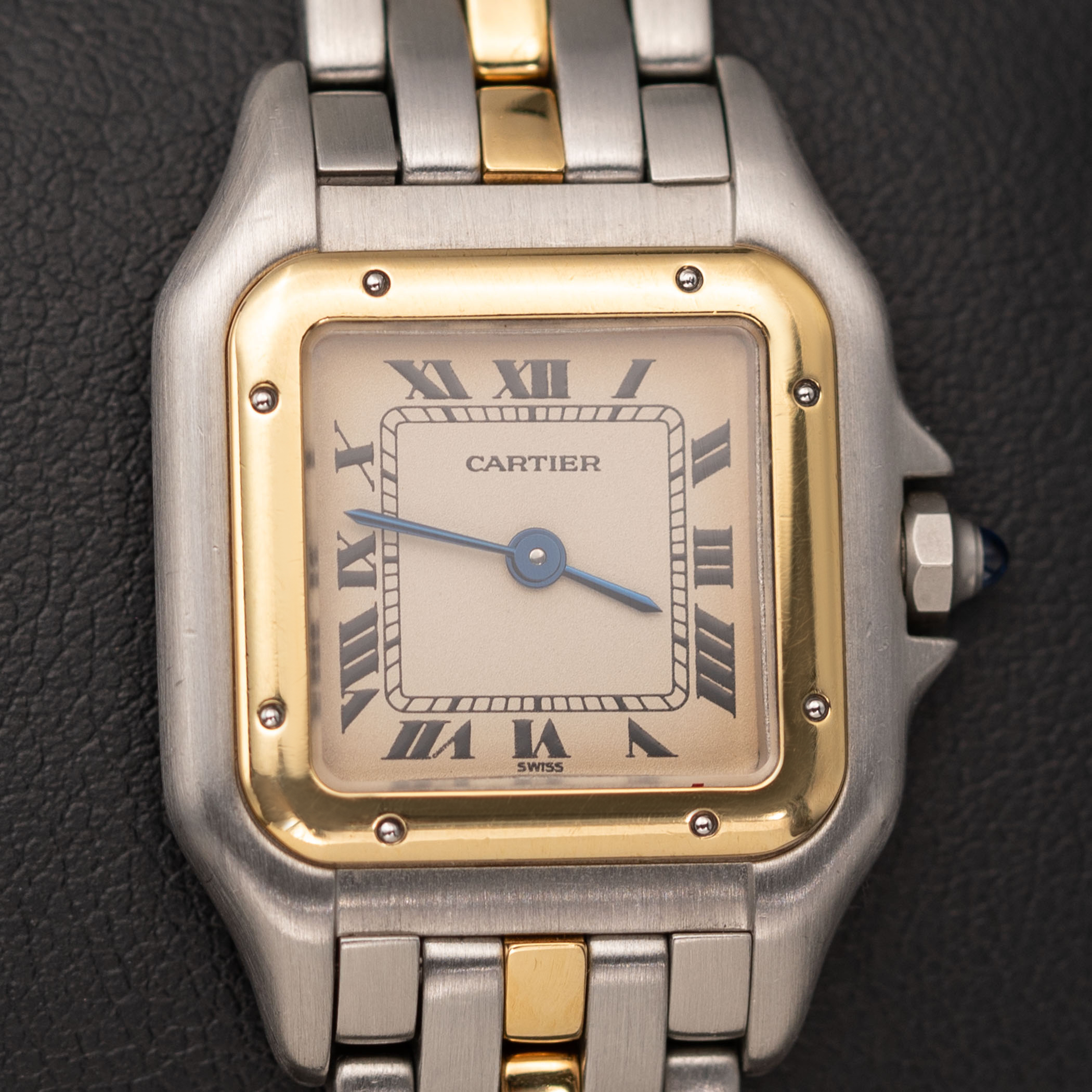 CARTIER PANTHERELM Watches Stainless Steel K18 yellow gold 1 row used Cartier Panthère Gold Luxury Wristwatches for sale | eBay main image 4
