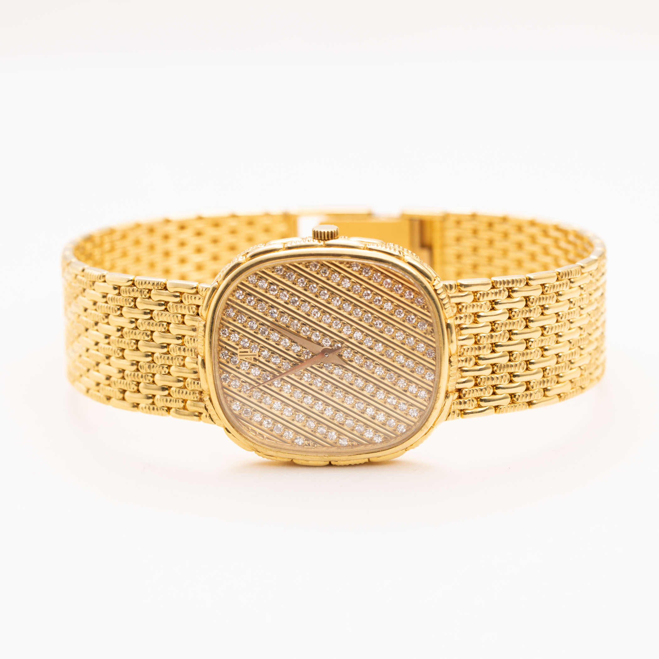 Audemars Piguet Watch Ellipse Tonneau Factory Diamond Dial 18K