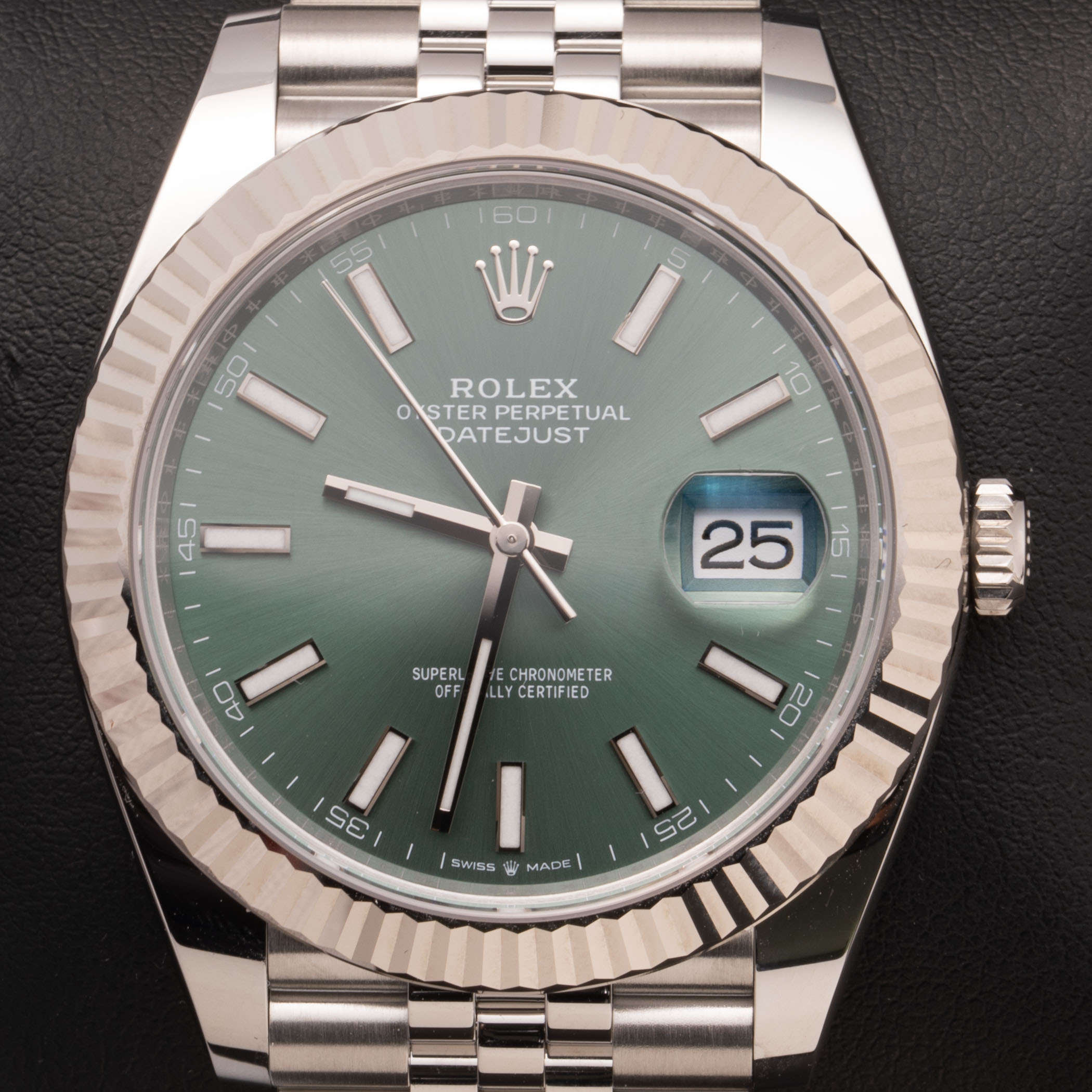 Rolex Datejust Watch Mint Green Dial 41mm 126334 2026 Brand New