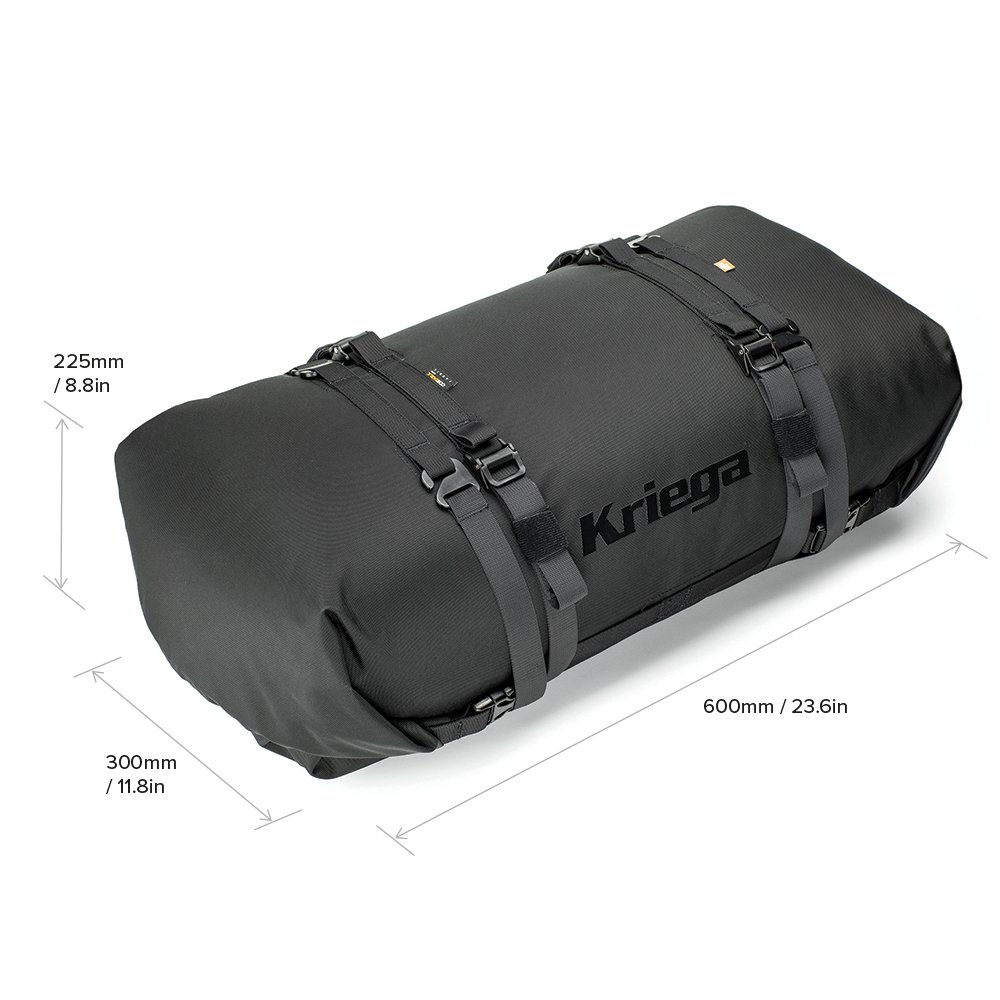 Kriega Rollpack 40 Litres Waterproof Motorcycle Roll Bag - sizes